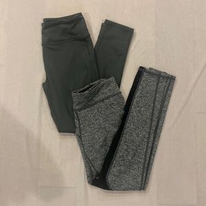Zella girls leggings size M (8/10) pack of two